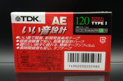 TDK AE-120 3パック×6normal position TYPE I