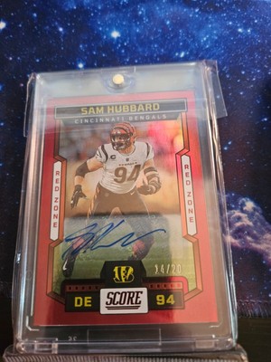 Sam Hubbard Auto 2023 Score Red zone 14/20