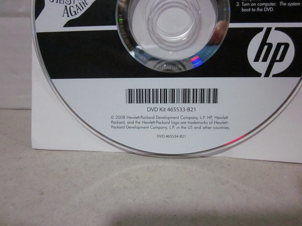HP Compaq Business PC Documentation and Diagnostics DVD DX2400, DX2450 DX2390 - Image 3 of 3
