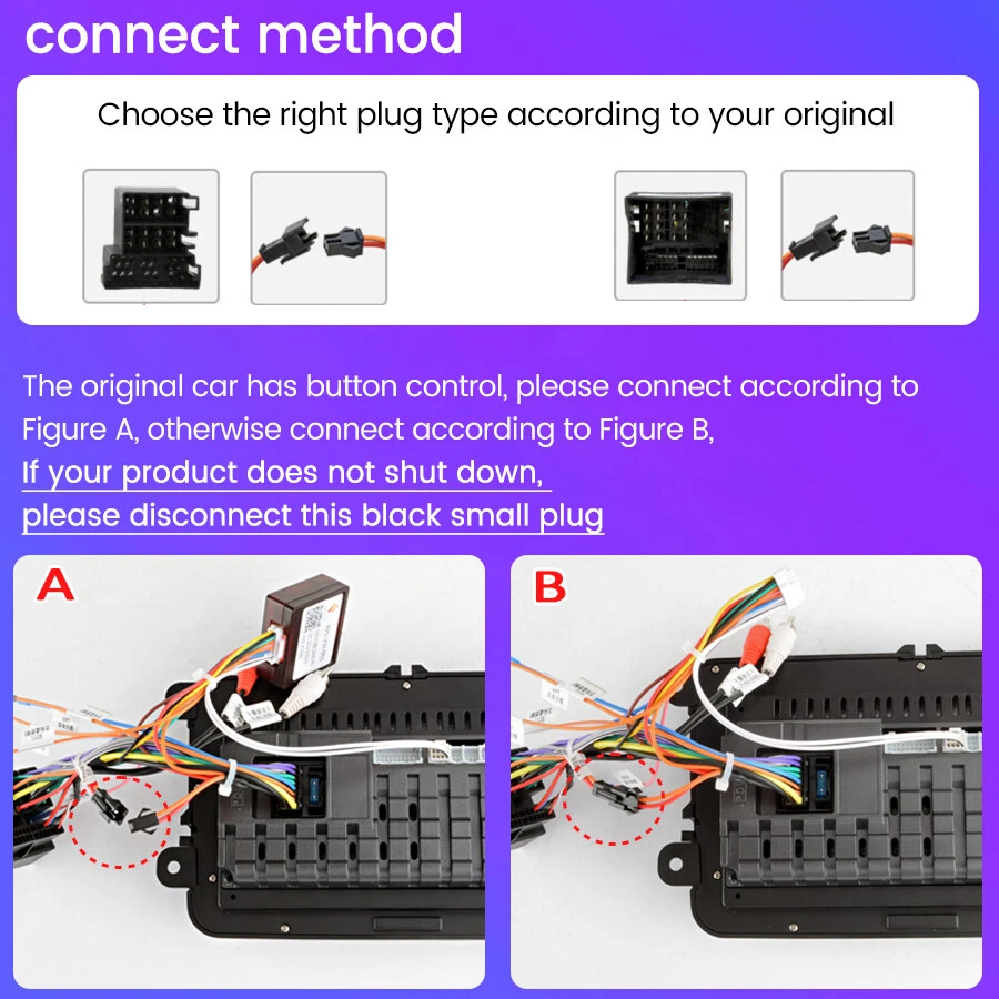 7" Car Radio For VW Volkswagen Jetta Passat Golf Polo Carplay Stereo GPS NAVI BT - Image 4 of 4
