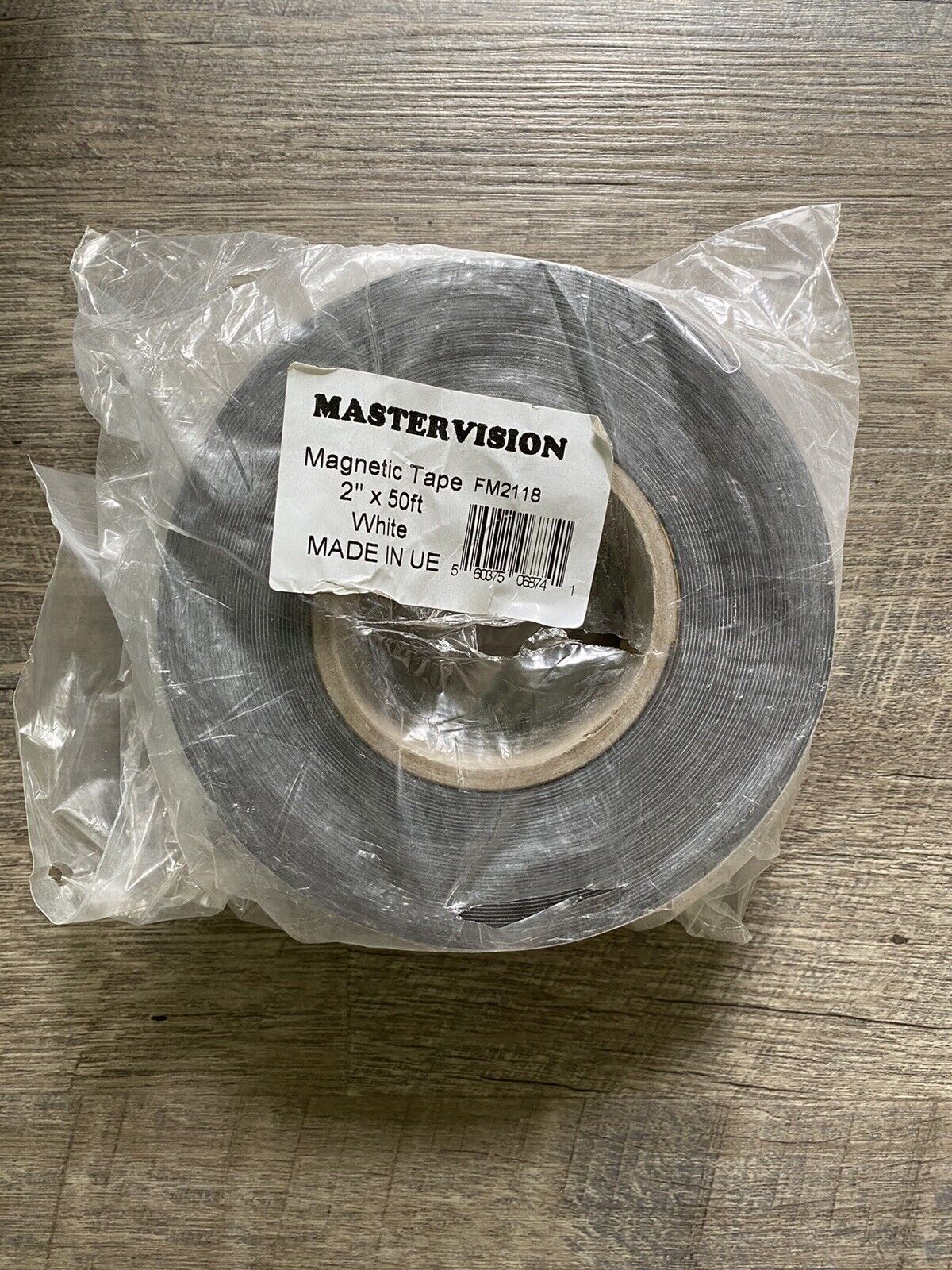 MasterVision Dry Erase Tape Roll, 2 Inches x 50 Feet, White