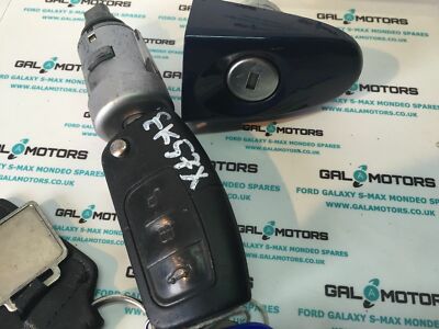 Ford galaxy MK3 2006-2010 KEY DOOR LOCK IGNITION LOCK IN INK BLUE   EK57X