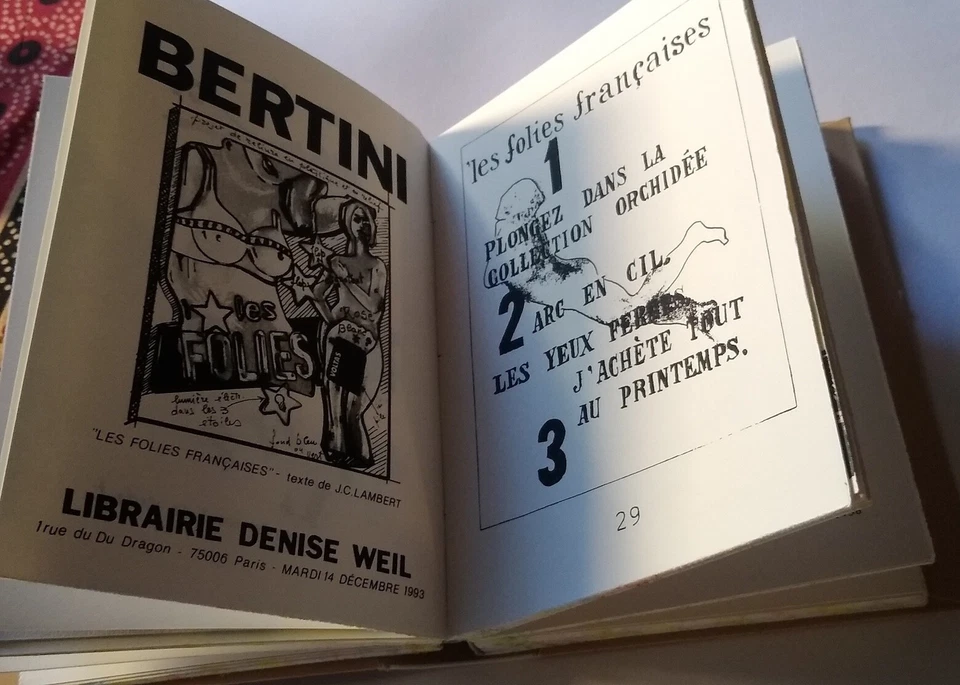 Gianni Bertini : Mes longues nuits. Livre d'artiste dédicacé par l'artiste, 1998 - Photo 4/4