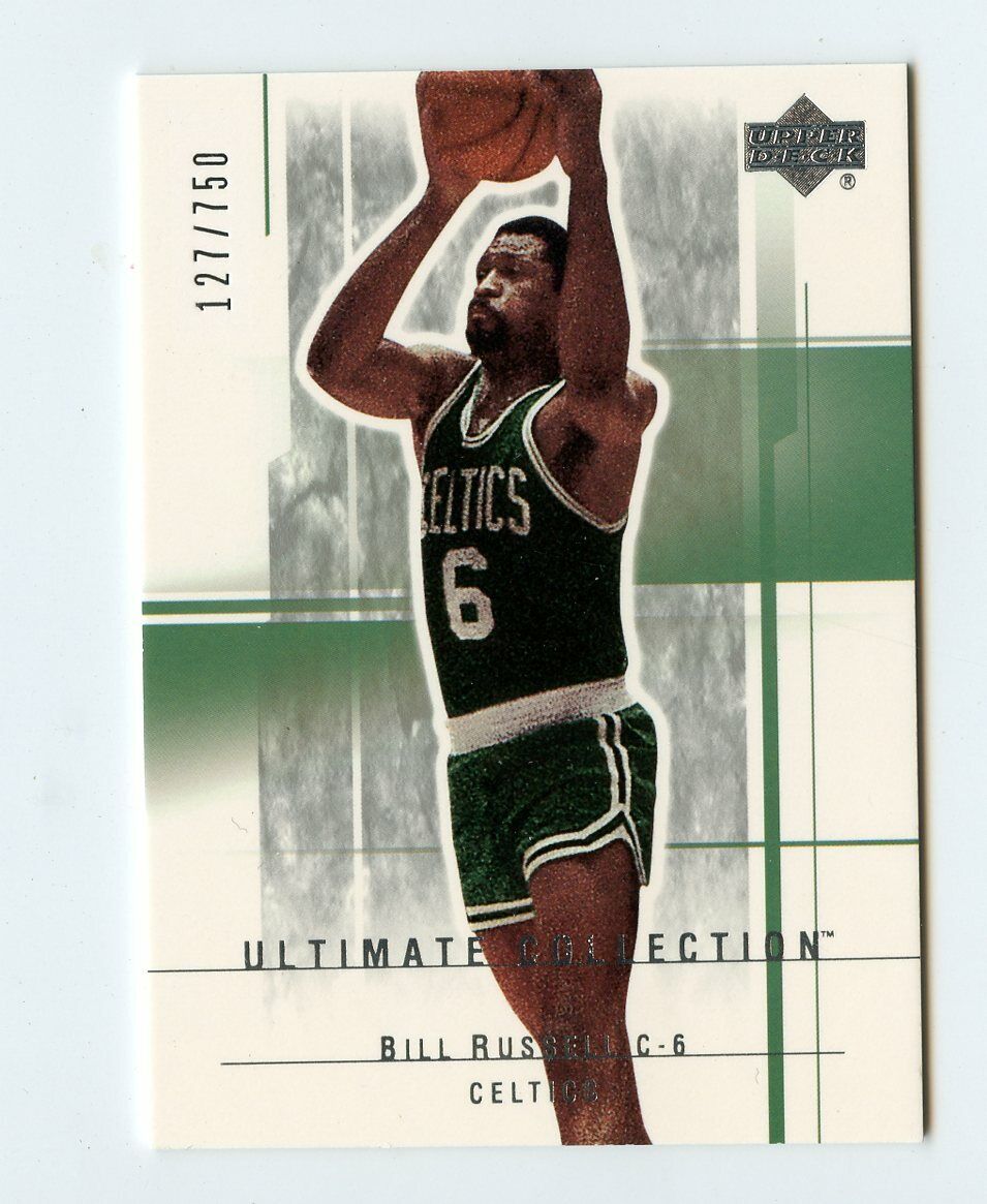 D978  BILL RUSSELL 2003-04 ULTIMATE COLLECTION 127/750 #5 BOSTON CELTICS 