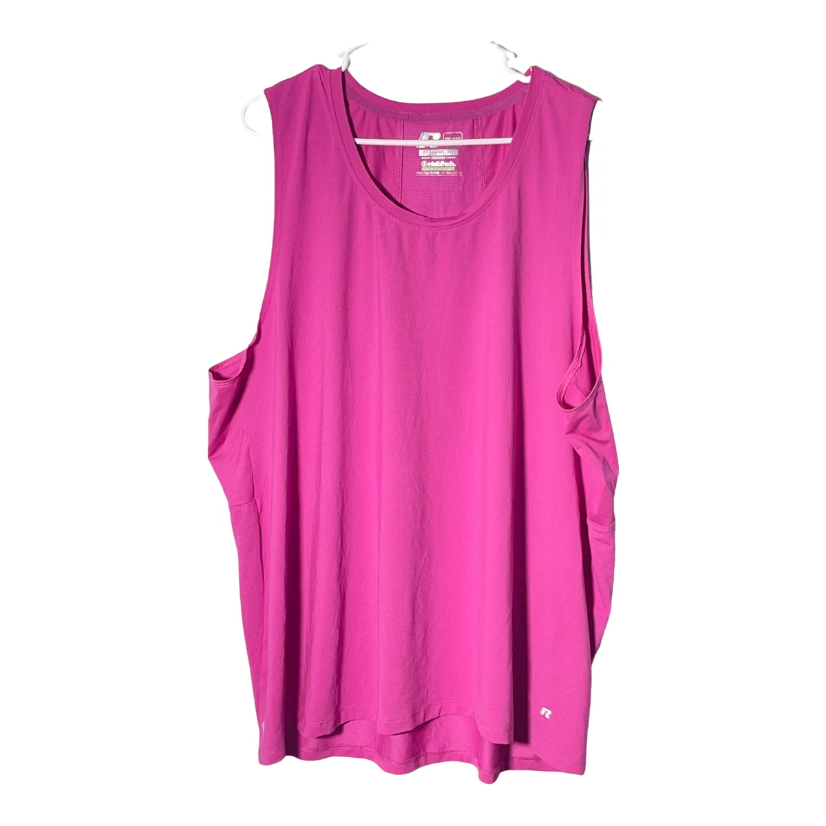 Russell training fit sleeveless clearance shirt