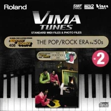 VIMA Tunes: The Pop / Rock Era: The '50s Volume 2 w/ Artwork MUSIC AUDIO CD MIDI