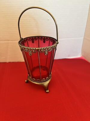 Studio Nova Decor/ Emma Ruby Red/votive Candle 