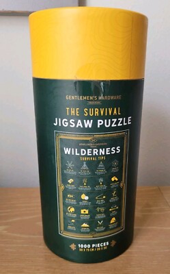 Gentlemen's Hardware Wilderness Survival Jigsaw Puzzle 1000pcs 1:1 Scale ***New