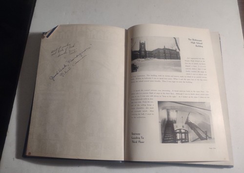 Annuario vintage 1935 The Sheboygan High School Lake Breeze con firme. - Foto 4 di 11