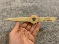 Vintage Sinclair HC Gasoline Bakelite Letter Opener Glenn Kotts River Falls WI 