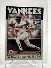 1986 Topps Willie Randolph Baseball Card #455 NM-Mint FREE SHIPPING