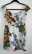 Reformation Gavina Linen Floral Mini Dress size 4