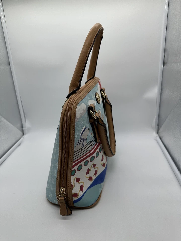 Giani BerninI Cruising Bears Dome Satchel Bag - Image 2 of 4