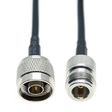 N male plug to N female jack straight RF RG58 Coaxial Connctor 50ohm cable lot