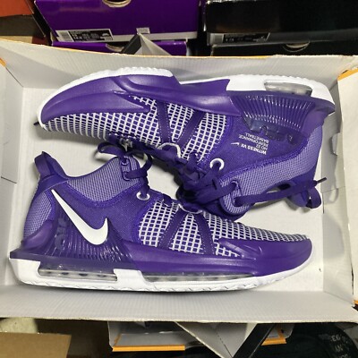 Nike LeBron Witness 7 VII TB Basketball Shoes Men\'s 14 Purple Athletic Sneakers Size 9 - Nike LeBron Witness 7 Fuchsia Dream for sale online  main image 2