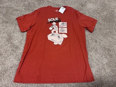 Nike Air Max Sole Food burger retro red swoosh t shirt Dunks Air Force 1  One XL