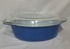 Vintage Pyrex 045 2 1/2 Quart Baking Dish With Glass Lid In Blue, Holland?