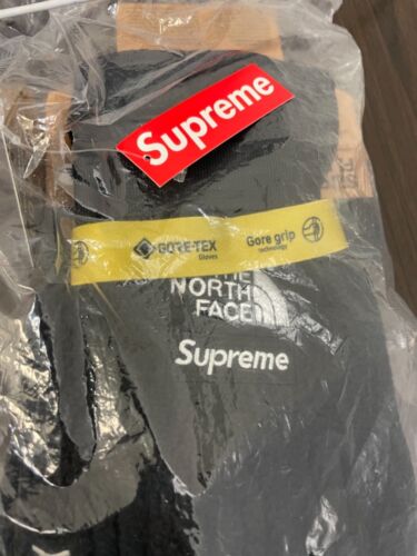 Supreme The North Face SS20 RTG Fleece Gloves black large NWT 