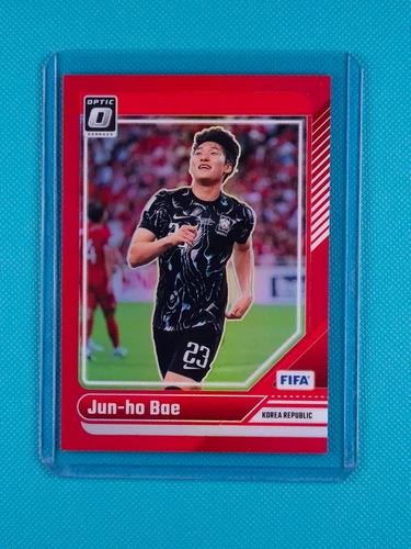 Panini Donruss Soccer 2024-25 Jun-Ho Bae /299 Red Optic