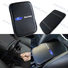 Embroidery Car Center Console Armrest Cushion Mat Pad Cover for Ford Racing X1