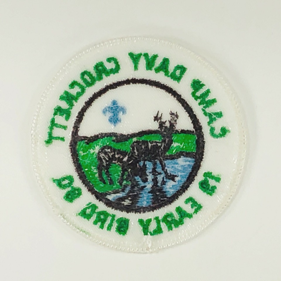 Camp Davy Crockett 1980 Early Bird Camp BSA Boy Scouts Patch eBay