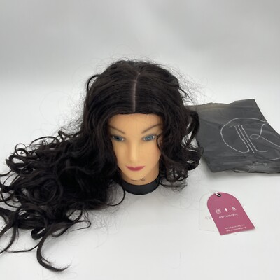 K'ryssma Brown Wig Long Natural Wavy Synthetic Wig 24 inch
