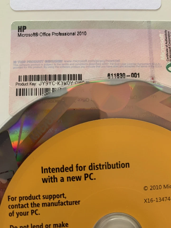 Office Professional 2010 OEM , DVD Englisch, Vollversion mit MwSt-Rechnung - Bild 3 von 4