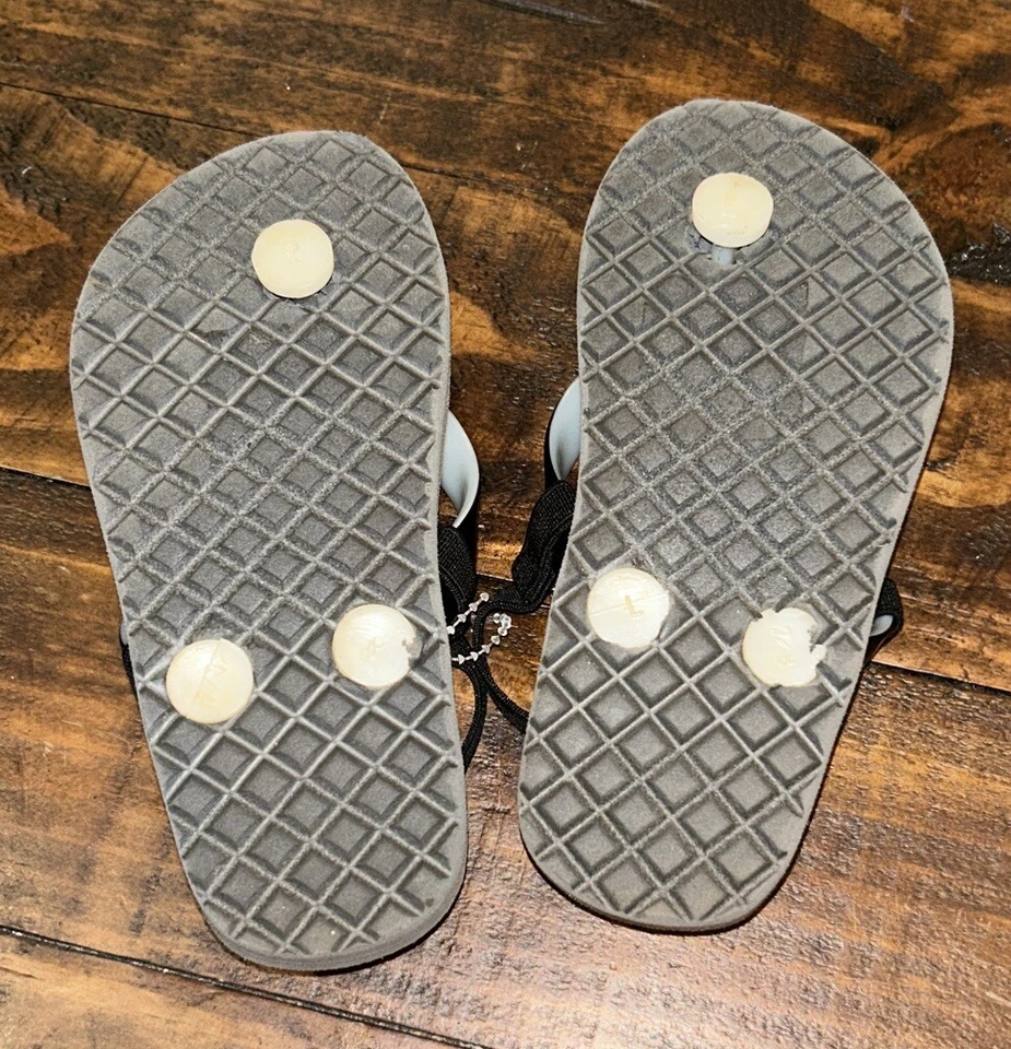 Chanclas florales Michael Kors bebé sandalias pantuflas infantil talla 7/8 Foto 4 de 4