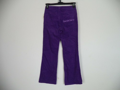 Juniors Purple Canyon River Blues Corduroy Pant. Size 14. 99% Cotton/ 1% Spandex - Picture 5 of 10
