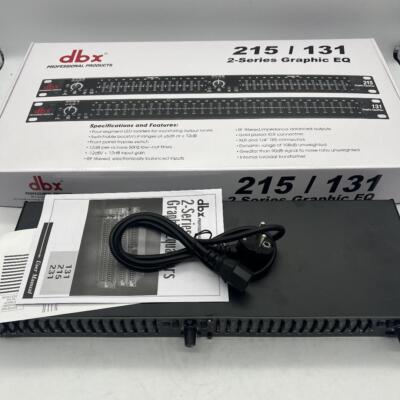 New US 215 DBX  Dual Channel 15-Band Graphic Equalizer