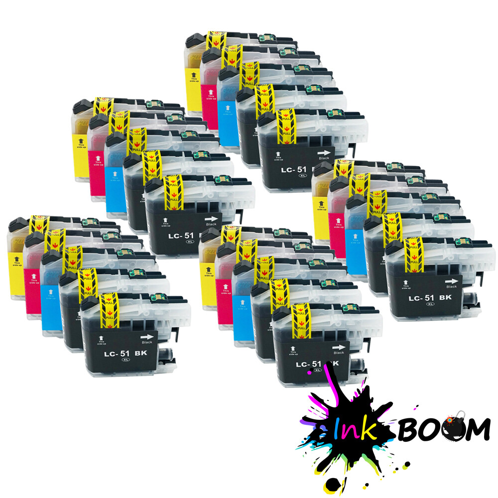 25 Ink Cartridges fits Brother LC51 MFC-235C 5860CN DCP-135C 540CN 560CN 750CN