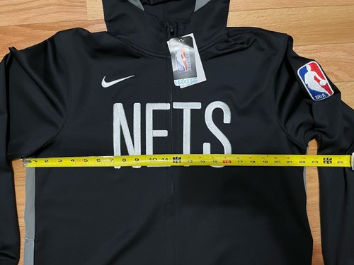 Nike Brooklyn Nets NBA Team Issue Showtime Pregame Warmup Jacket Mens Size Large - Picture 8 of 9