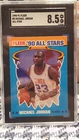 Fleer Michael Jordan 1990-91 All-Star #5 SGC 8.5 Insert NBA Basketball Card