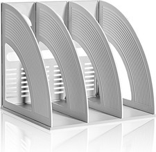 KXF Arched File Organiser Desktop Organizer 3 Compartments for A4 Documents Mag