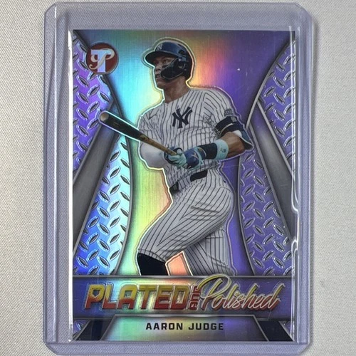 Topps 2025 Pristine Aaron Judge Plated Polished Yankees PP-17 Baseball Card