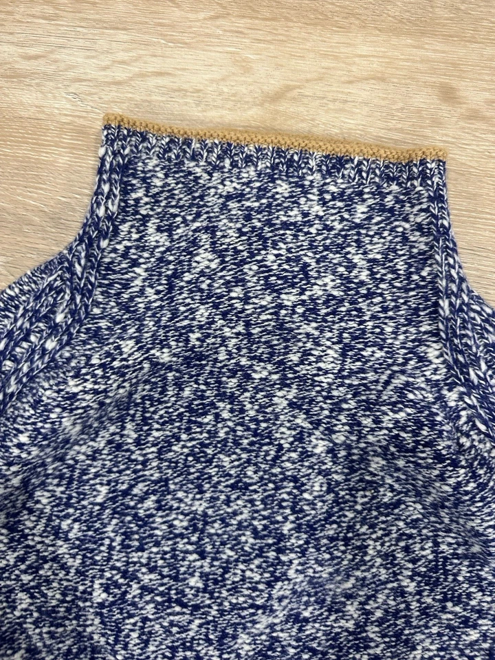 Paul Smith Blue White High Neck Long Sleeve Sweater Size Medium - Image 2 of 4