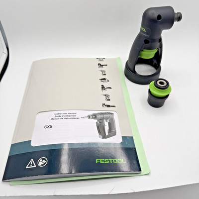 Festool Compact Right Angle XS-AS Attachments  For Use With CXS and user manual