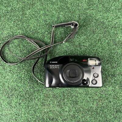 Canon Sure Shot Zoom-S 35mm Film Camera 38-60mm f/3.8-5.6 Lens Black Vintage
