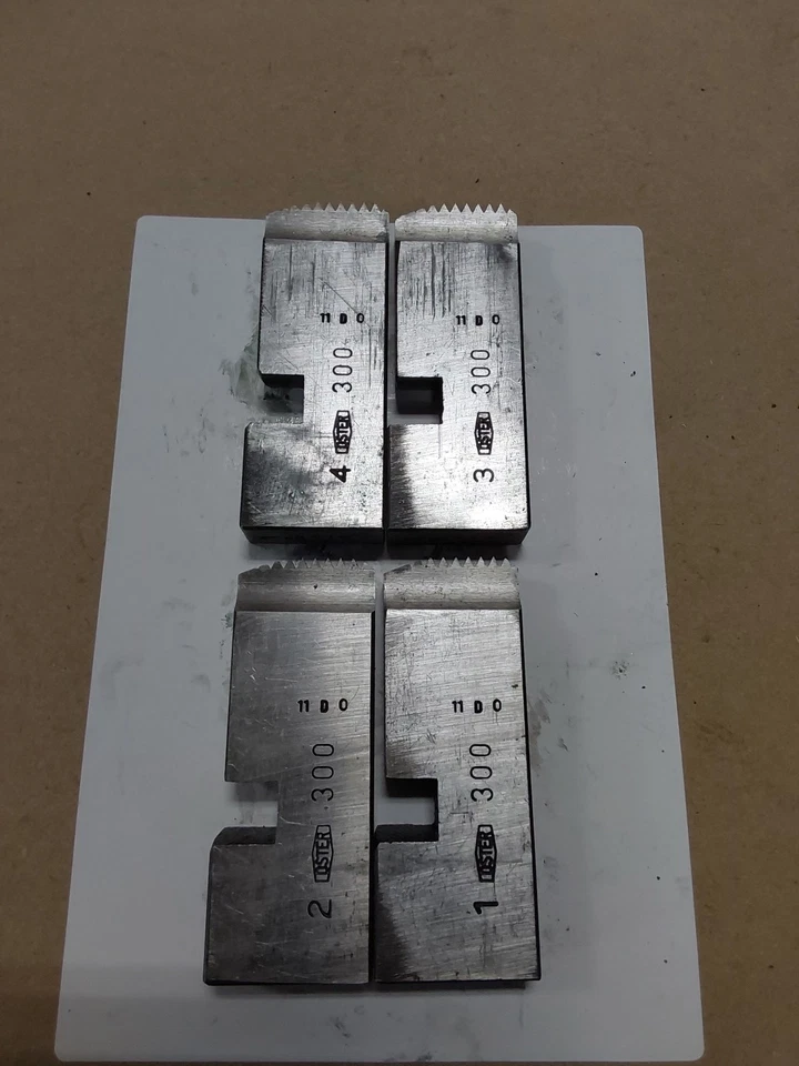Oster 300 1-4 Die Set #1, 2, 3, 4......11 D 0...1" & 1"1/4S - Image 2 of 4