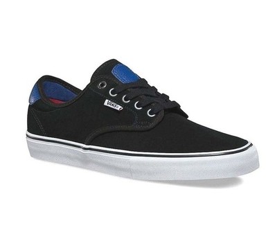 VANS Chima Ferguson Pro (Real Skateboards) Black Blue White MEN'S 6.5 WOMEN'S 8