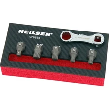 Neilsen Car Door Hinge & Difficult Access Bit Tool Set for VW Audi Seat Skoda