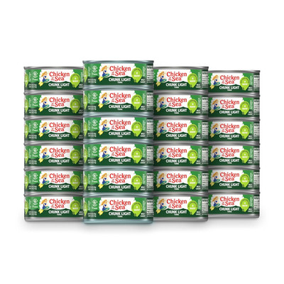 Chicken of the Sea Chunk Light Tuna in Water, 5 Ounce Pack of 24