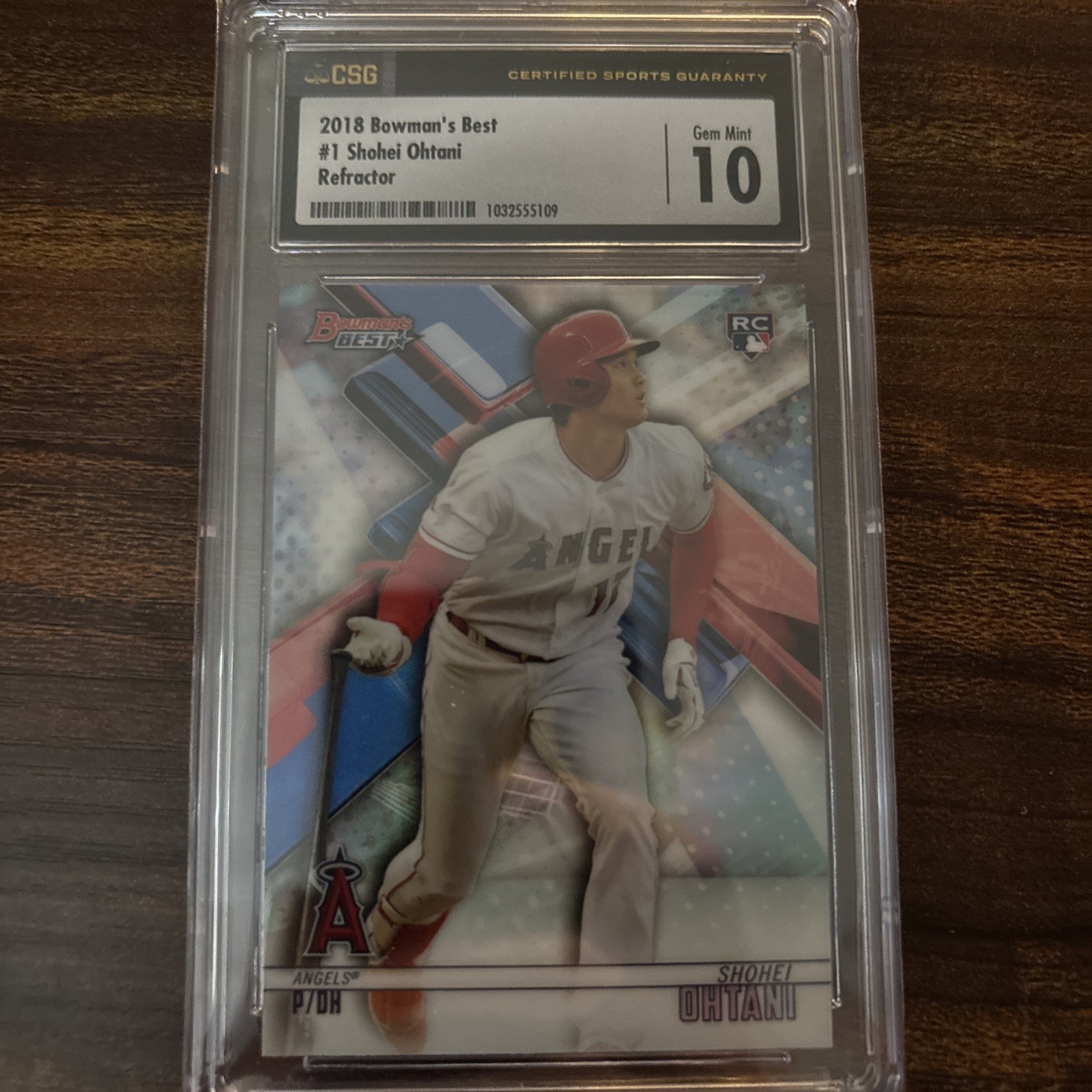 2018 Bowman's Best - Shohei Ohtani #1 Refractor (RC)