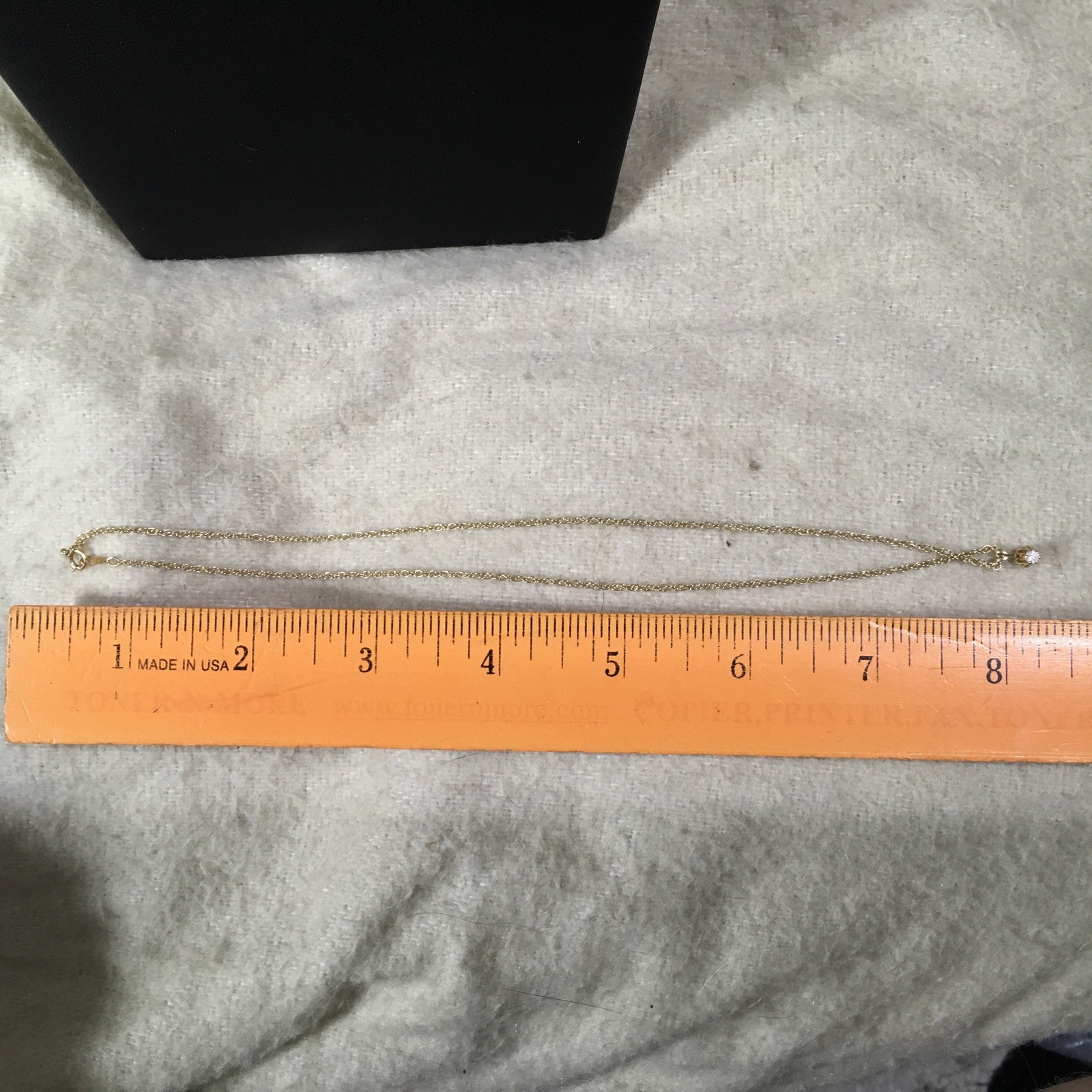 14K Solid Yellow Gold 2.2 - Solid Necklace With B… - image 5