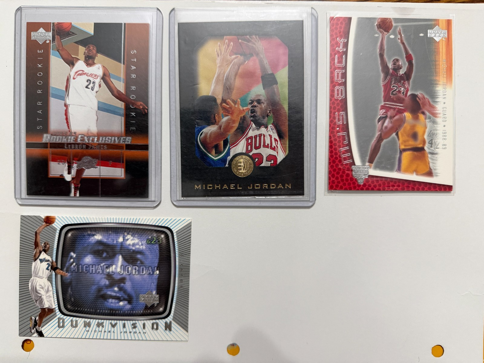 2002-03 Upper Deck - Dunkvision Michael Jordan #DV1