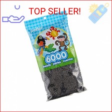 Perler Beads Fuse Beads for Crafts, Black, Small, 6000pcs