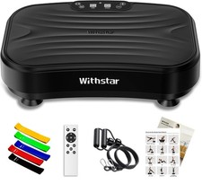 Vibration Plate Exercise Machine,Power Waver Vibration Plate Platform for Lym...