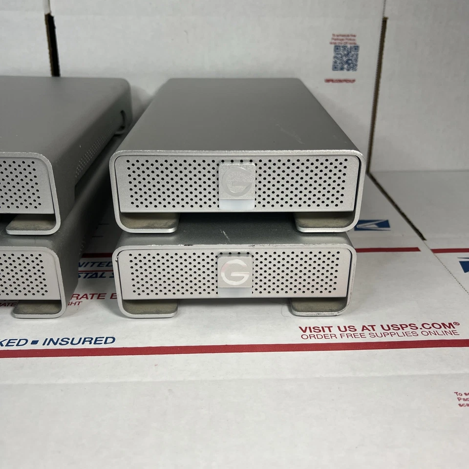 4X G-Technology G-DRIVE 2TB External Hard Drives (No Cords)- SAME DAY -WARRANTY - Image 4 of 4