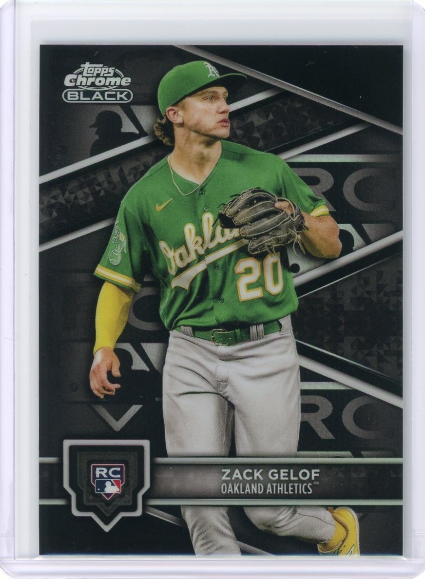 2024 Topps Chrome Black Zack Gelof Baseball Rookie Variation #40