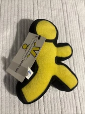 AOL Running Man Logo Plush Stuffed Yellow America Online Internet Vintage New
